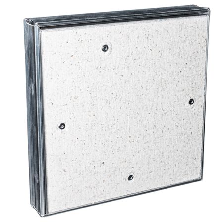 Люк ревизионный D Ceramo 400х600 скрытый монтаж съемный алюминий EVECS