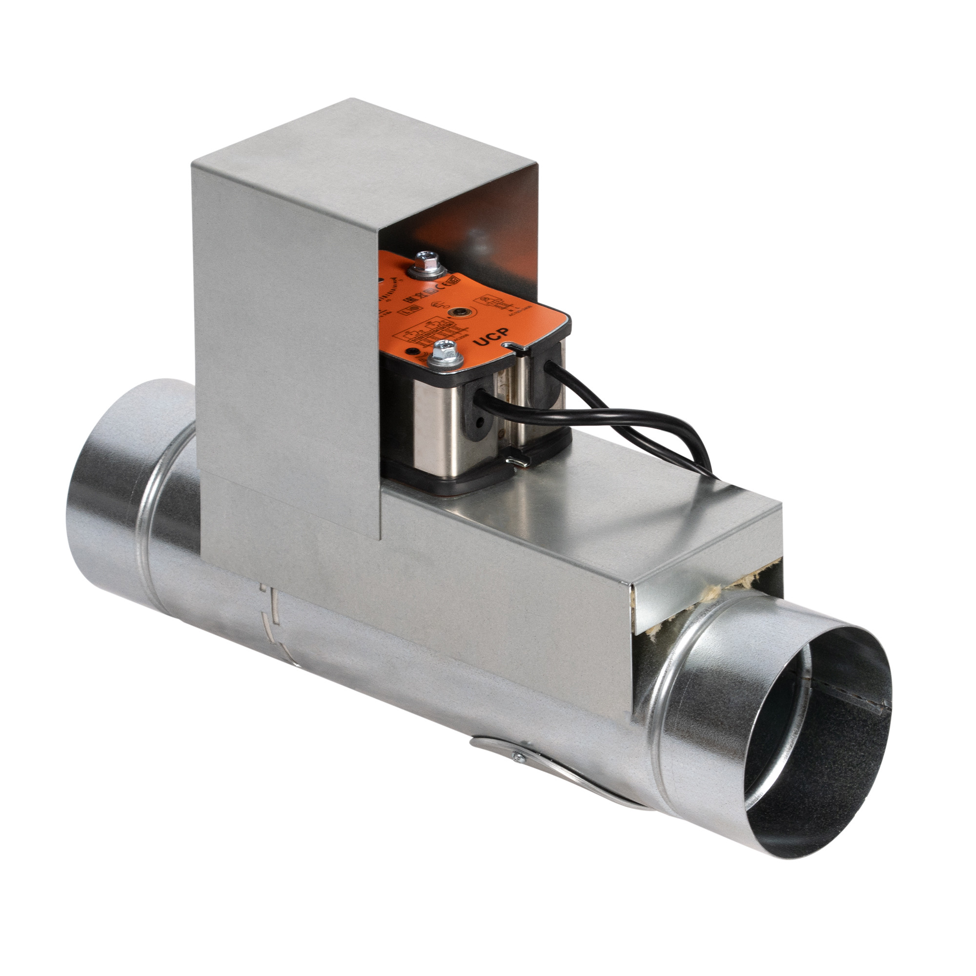 Клапан противопожарный SHUFT SHFDO-90-O-d100-EM24-0-0-0-0