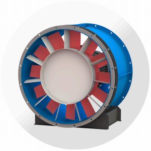 Осевой вентилятор ВО-13-284 №10, Ø1000 мм