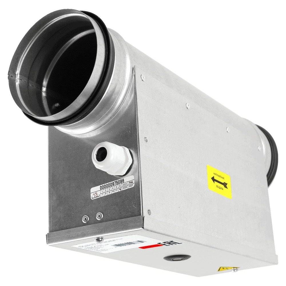 Электрический нагреватель для круглых каналов ZILON ZEA 100-0,3/1 Электрический нагреватель для круглых каналов ZILON ZEA 100-0,3/1