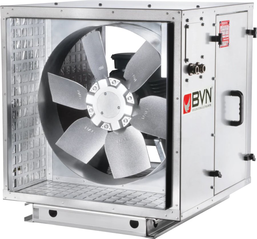 Шумоизолированный канальный осевой вентилятор дымоудаления ARMO-C 800/2