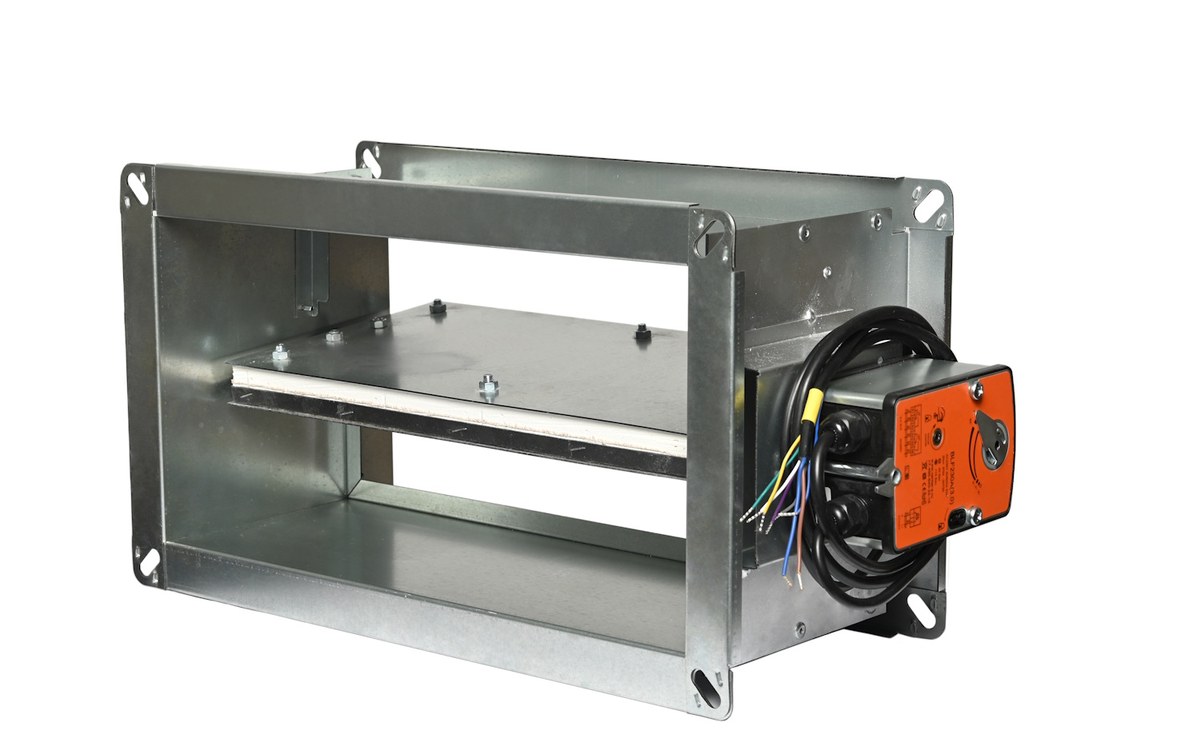 Клапан противопожарный ВЕЛЕС ОЗП EI 90 НЗ LES(220) 400×400 канальный