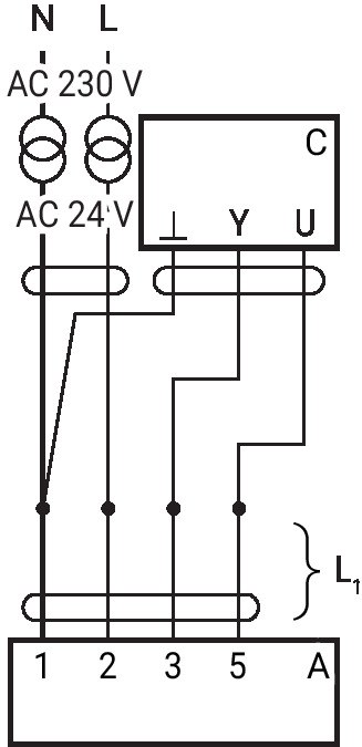 SMQ24A-SR — Схема подключения